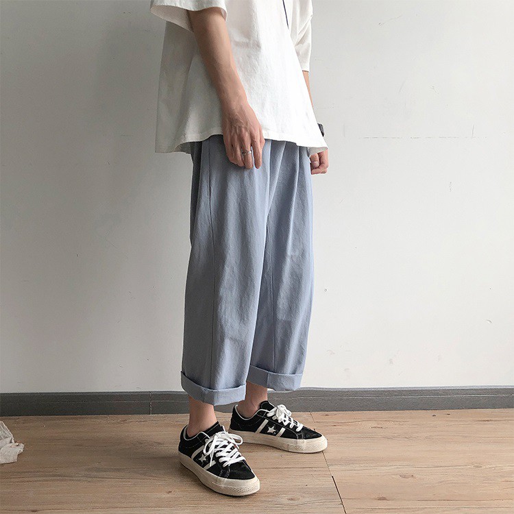 Quần vải nam Hàn Quốc cao cấp dáng rộng Trousers Loose SDH5