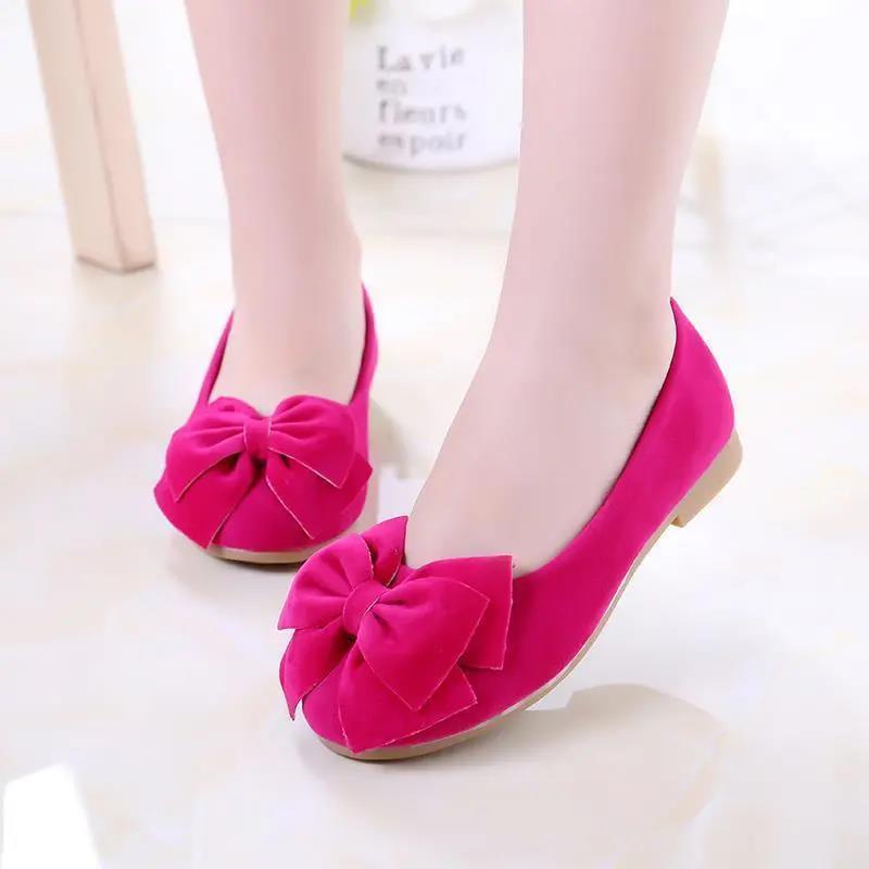 Giày Cao Gót Công Chúa Đế Mềm Phong Cách Phương Tây Thời Trang Xuân Thu Cho Bé Gái