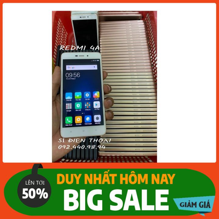 ĐIỆN THOẠI XIAOMI REDMI 4A 2 SIM, RAM 2GB/16GB, CHÍNH HÃNG, CÓ TIẾNG VIỆT, CHƠI GAME MƯỢT