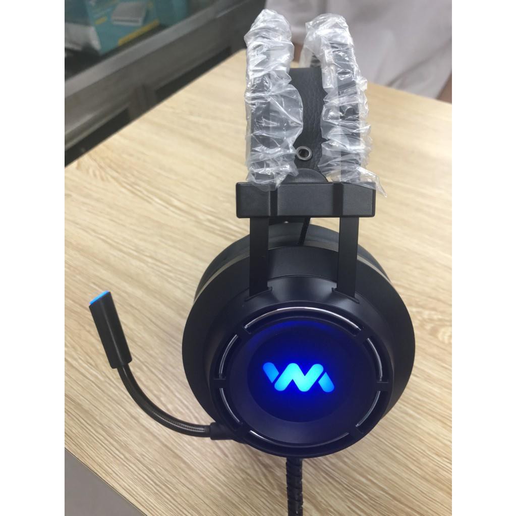 Tai Nghe Gaming Wangming WM9800 Giả Lập 7.1- Chân cắm USB -Led RGB