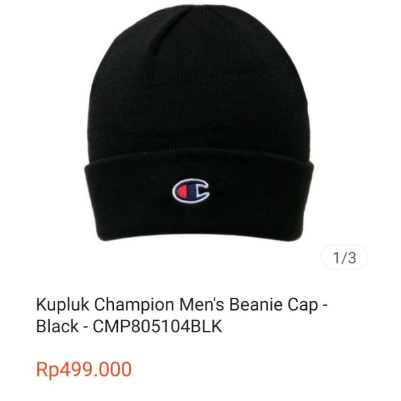 Mũ Len Beanie Thêu Chữ Champion Thời Trang