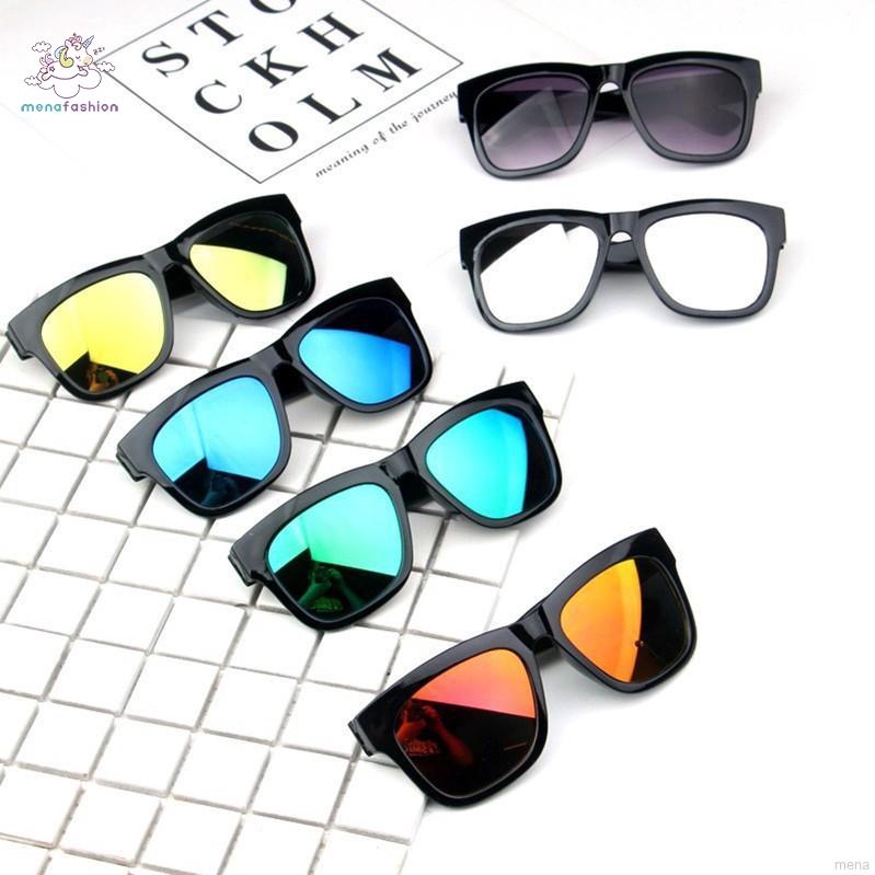 Kính râm gọng vuông chống tia UV dành cho bé trai và bé gái