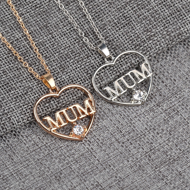 Vòng cổ Mặt Trái Tim Đính Đá Thời Trang Dành Cho Nữ