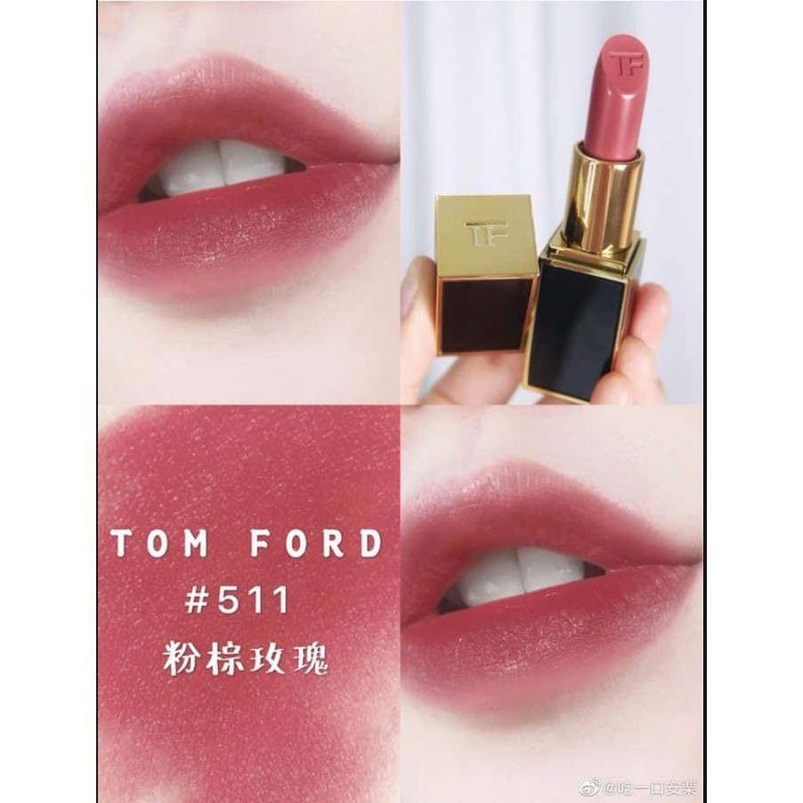 [NEW] Son TOM FORD BST Trà Sữa Lip Color Matte Màu 511 Steel Magnolia