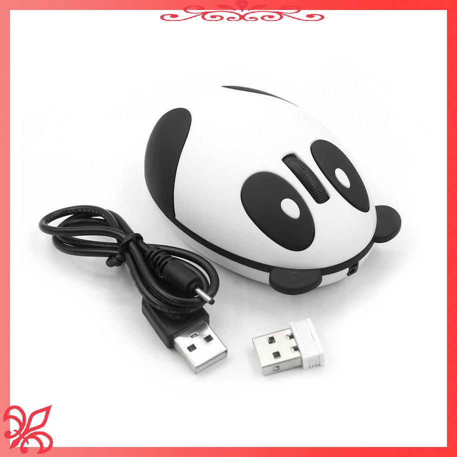 Chuột không dây hình gấu trúc 2.4ghz