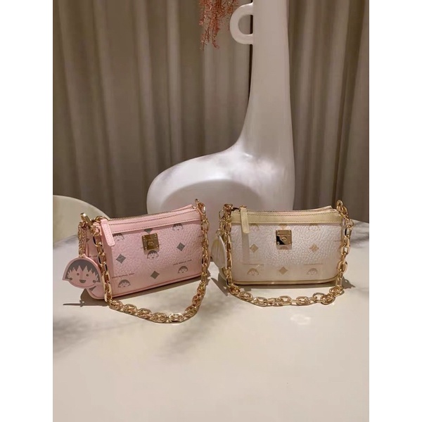 Túi 𝗡𝗿𝗲́𝘁𝗿𝗼 𝗠𝗮𝗿𝘂𝗸𝗼 nền logo tag chibi