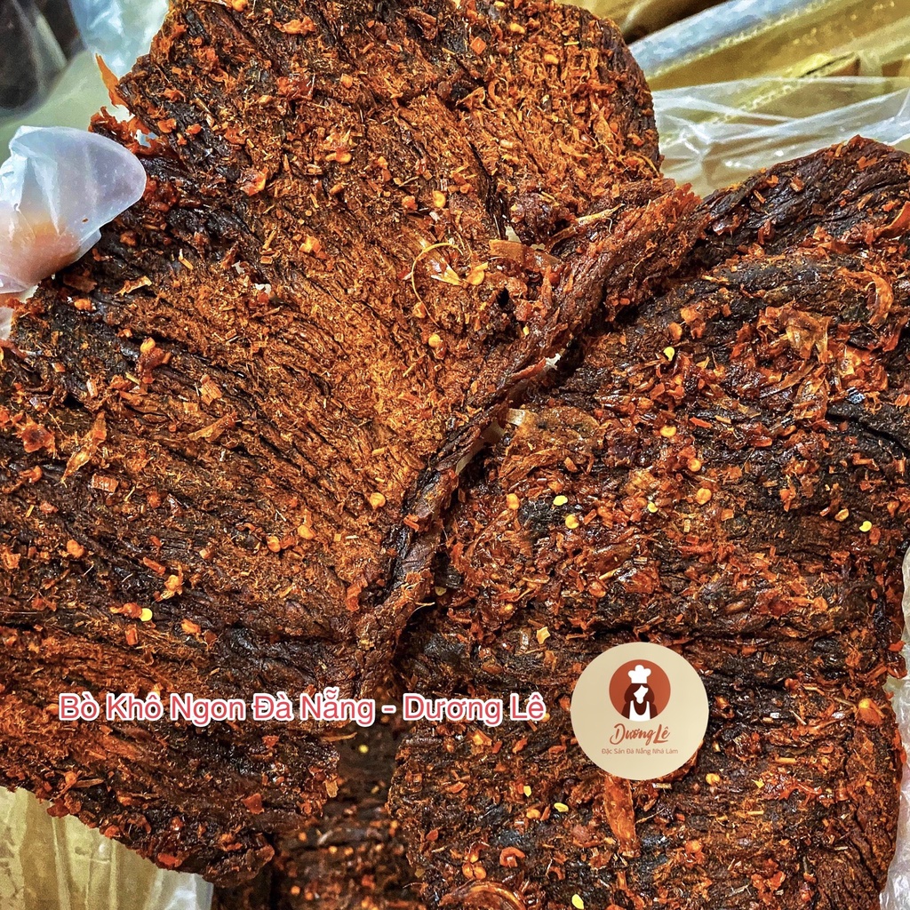 Bò Khô Miếng Mềm 250gr Đặc Sản Đà Nẵng Nhà Làm Dương Lê