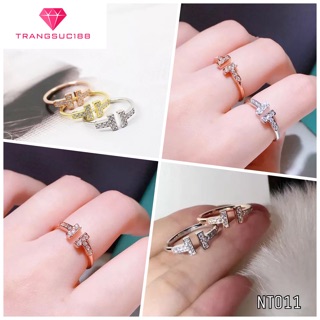 Nhẫn titan ko đen nt011
