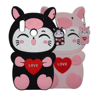 Ốp điện thoại silicone hình mèo lợn xinh xắn cho Xiaomi Mi 9 Mi A2 Redmi 5 Plus Redmi Note 5 Pro Redmi Note 7 Redmi Note 8 Pro Redmi 7 Redmi 6 6A Redmi S2