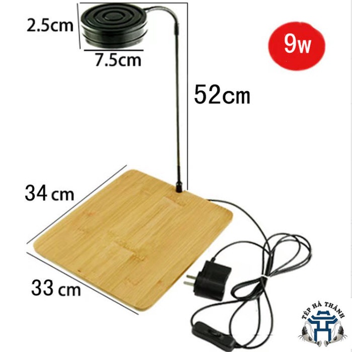 Đèn Led Đế Gỗ Cho Bể Cá Cảnh,Bể Thủy Sinh Và Tiểu Cảnh Nhỏ