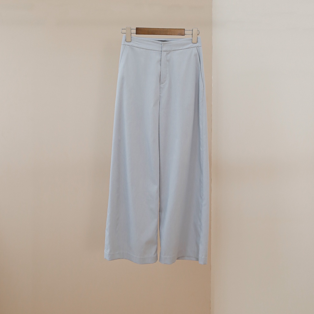 Quần Ống Rộng Không Ly MOMOCO Basic Culottes Chất Liệu Đũi Pha Đứng Phom, Bền Đẹp M2914