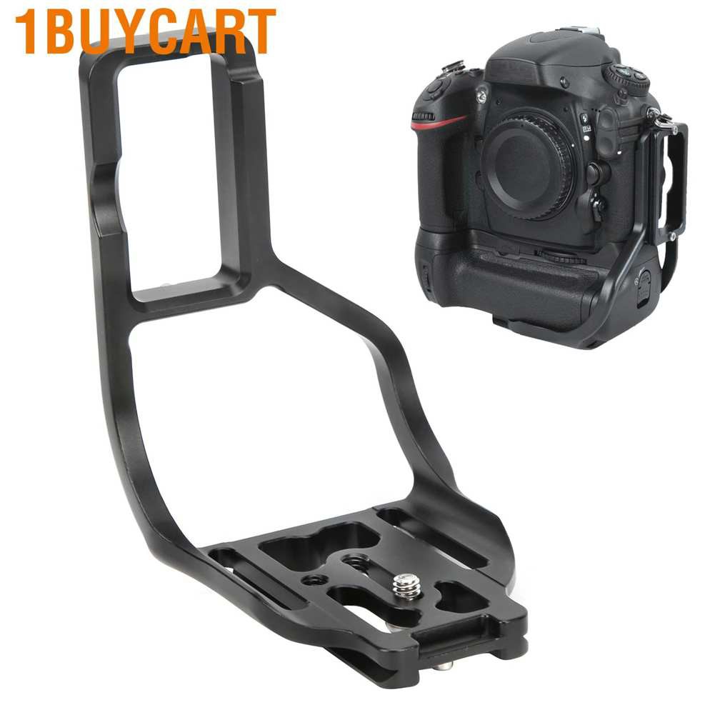 1buycart L Bracket Quick Release Plate Vertical Shooting with Battery Grip for Nikon D810 D800 D800E