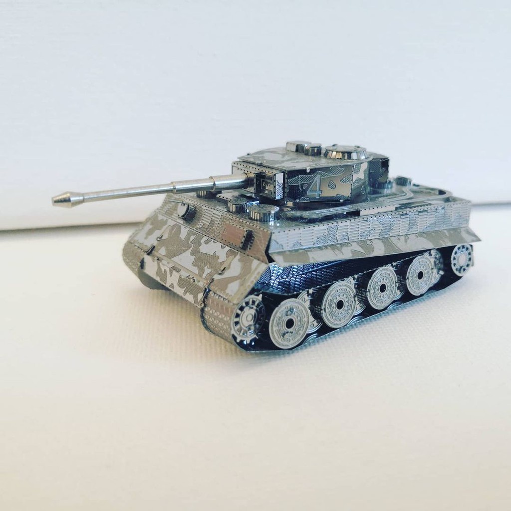 Mô Hình Kim Loại 3D Xe Tăng Tiger 1 Đức Quốc Xã