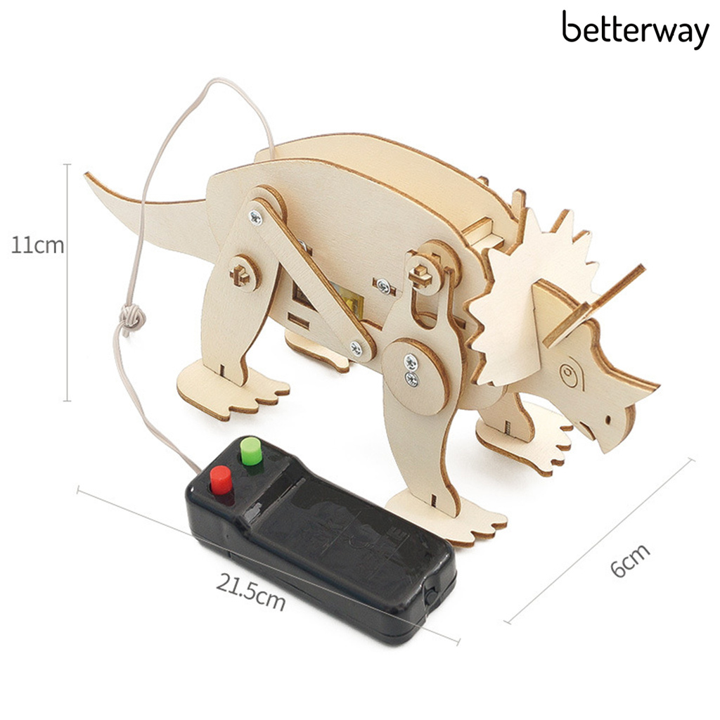 Đồ Chơi Mô Hình Khủng Long Bằng Gỗ Diy Dành Cho Trẻ Em