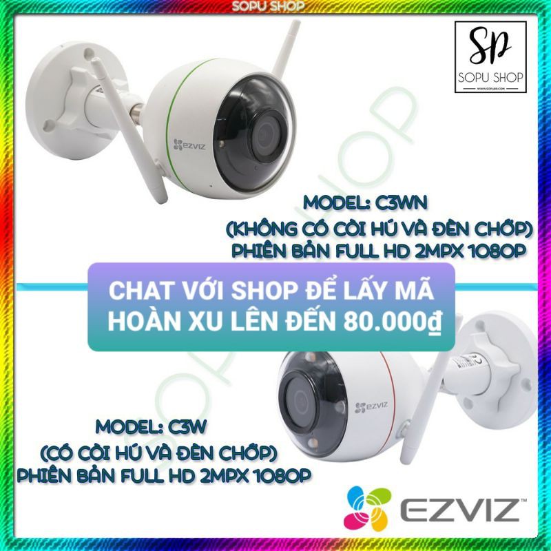 Camera IP Wifi ngoài trời EZVIZ C3W 2Mpx 1080P (CS-CV310), camera C6N, camera C3WN, camera C3N | WebRaoVat - webraovat.net.vn