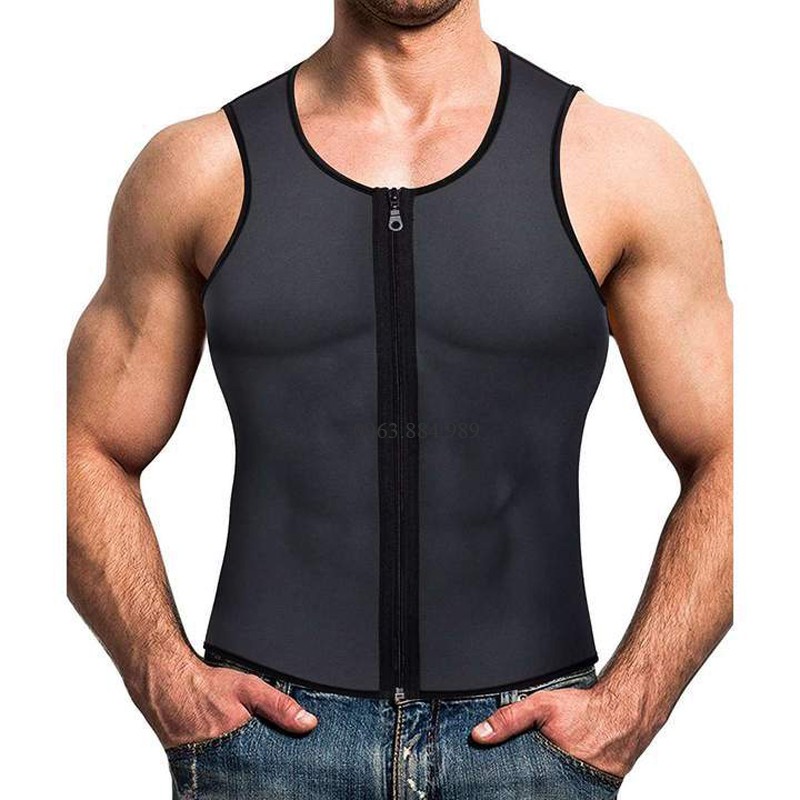 Áo định hình, nịt bụng A.123 chơi thể thao đốt mỡ bụng cho anh em , áo kéo khóa - ẢNh, video shop làm