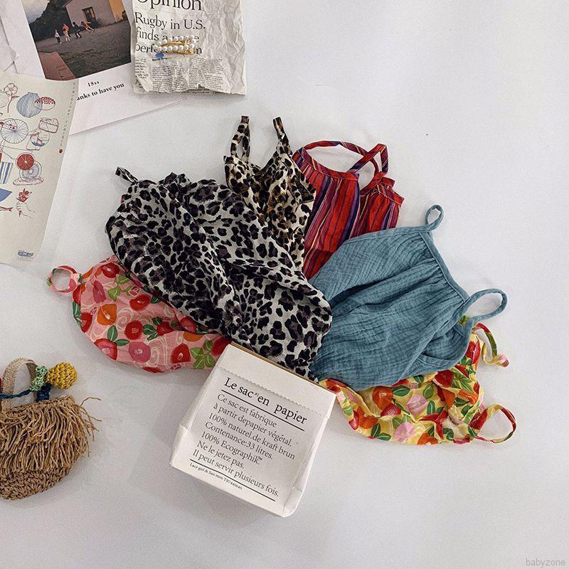 Đầm họa tiết hoa cá tính cho bé gái