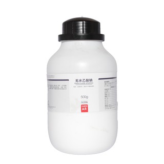 Hóa chất Sodium Acetate Anhydrous lọ 500g CAS 127-09-3