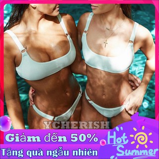 Đồ bơi nâng ngực nữ 2 mảnh Bikini in họa tiết thời trang