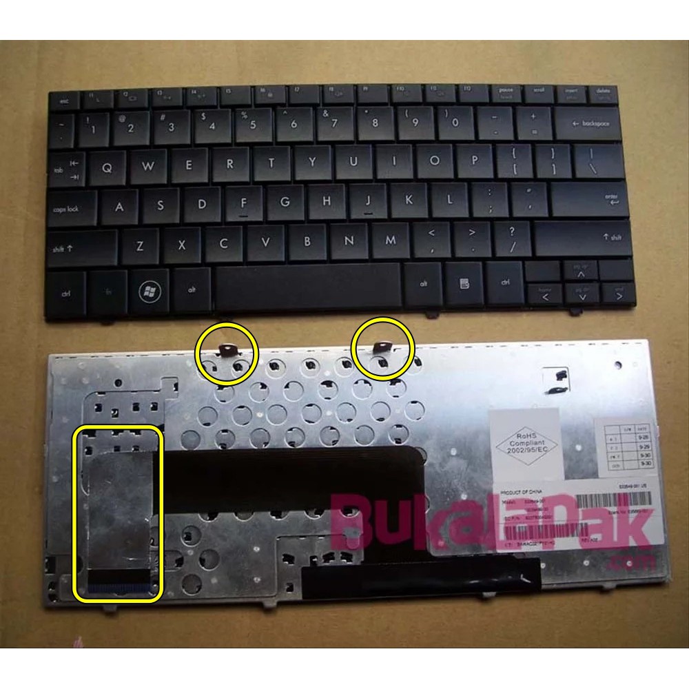 (KEYBOARD) BÀN PHÍM LAPTOP HP MINI 110 dùng cho Mini 110-1000, 110-1100, 110-1200