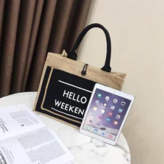 [VUA GIÁ RẺ] TÚI XÁCH CÓI HELLO WEEKEND SIÊU ĐẸP siêu chất lượng