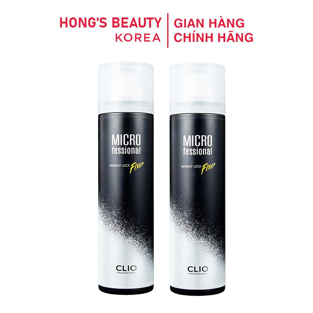 Xịt khoáng giữ lớp trang điểm CLIO Micro Professional Makeup Lock Fixer 100ml - HONGS BEAUTY