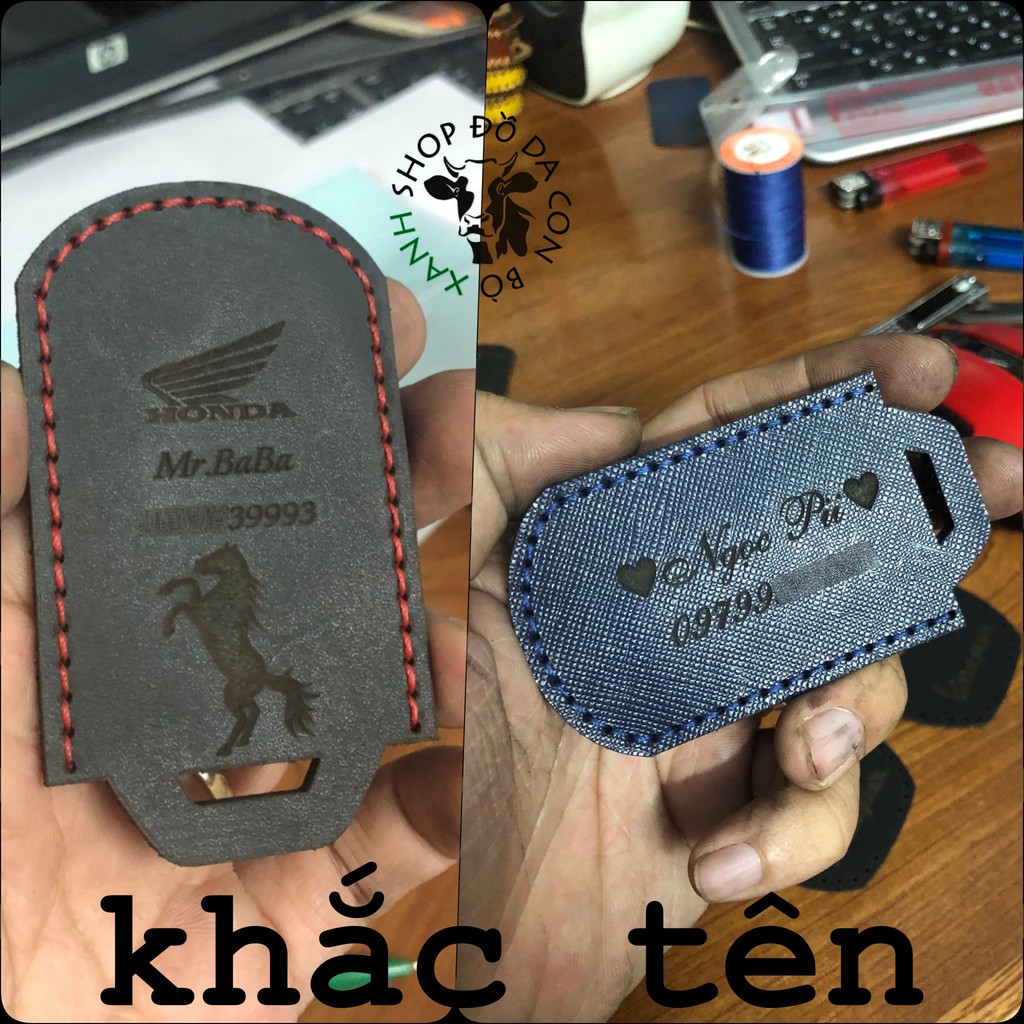 Bao Da Chìa Khóa Honda SH, PCX, SH Mode, Cub 125, Adv handmade da thật