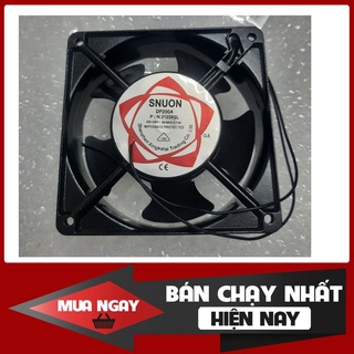 Quạt tản nhiệt,thông gió,hút gió snuon 220v mini 12x12cm