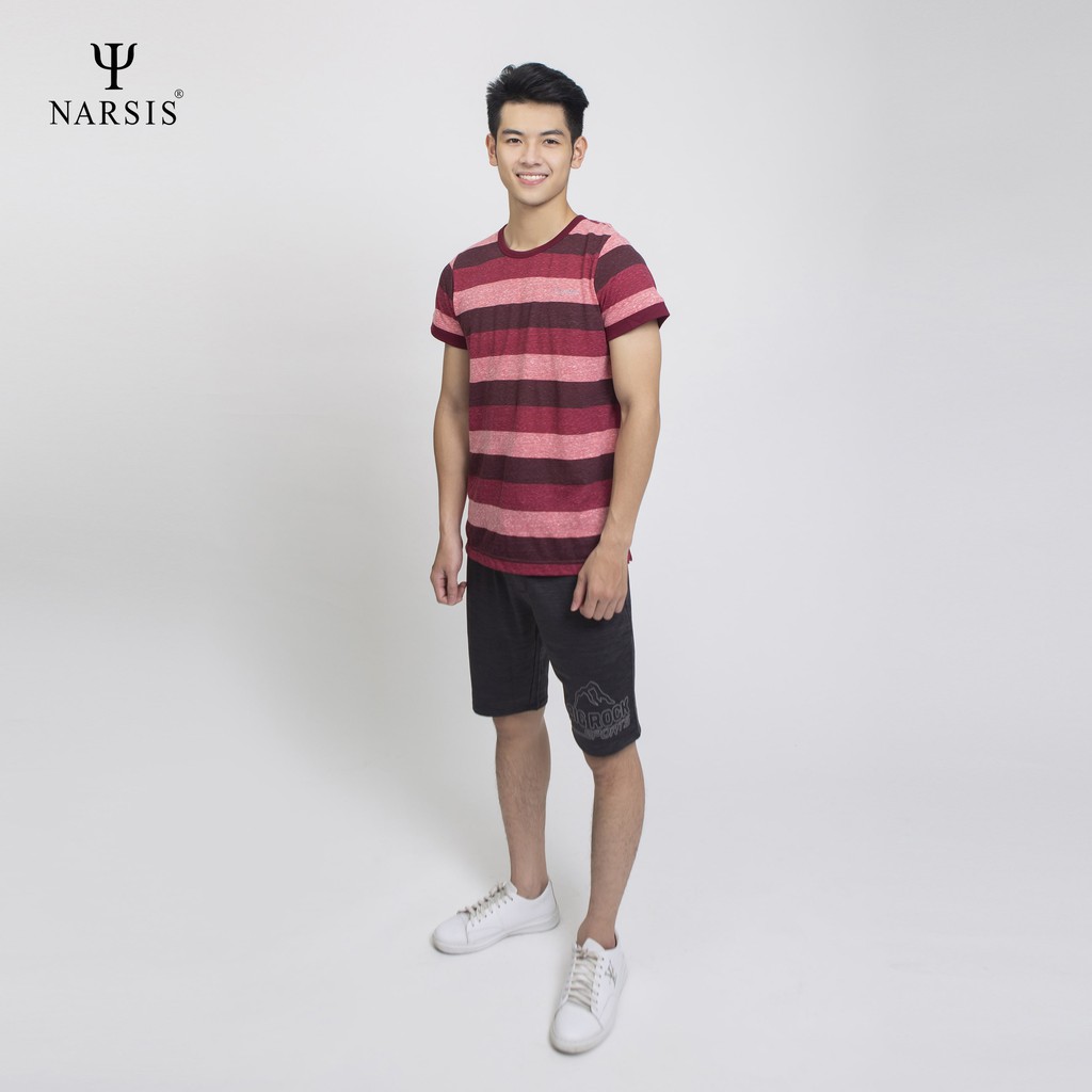 Áo cộc tay nam Narsis D5020 mận kẻ