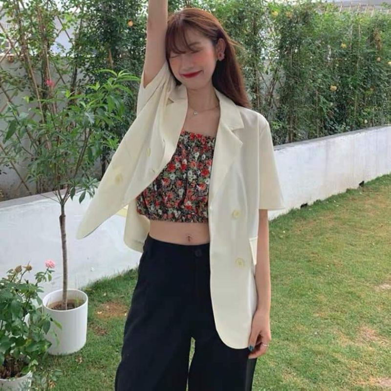 áo blazer tay ngắn