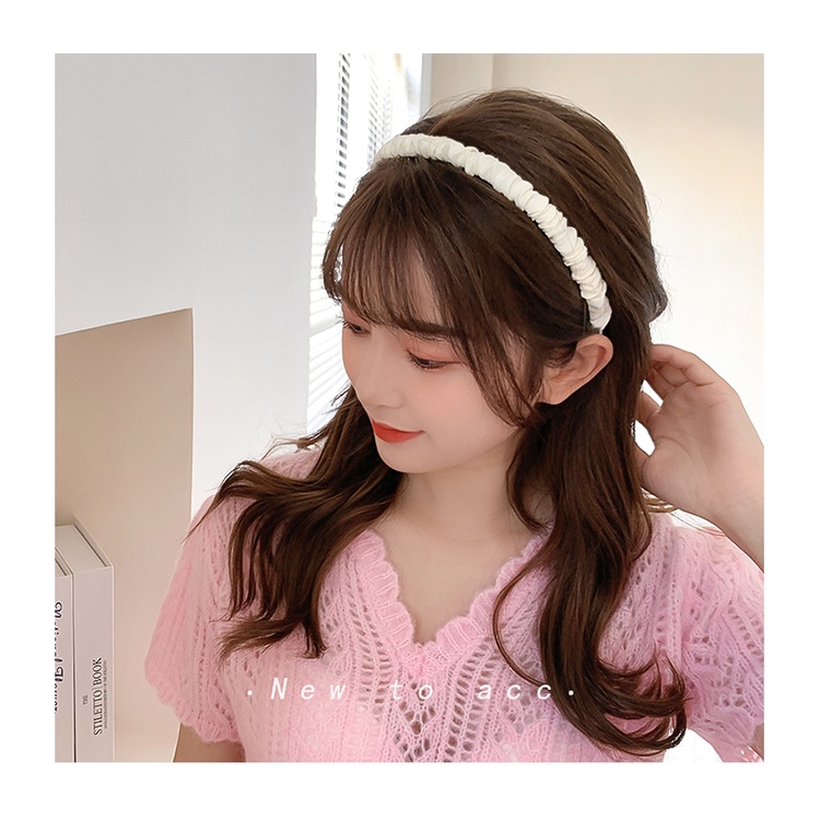 Bờm cài tóc nhiều màu sắc bản nhỏ cute dễ thương Băng đô cài tóc BT12