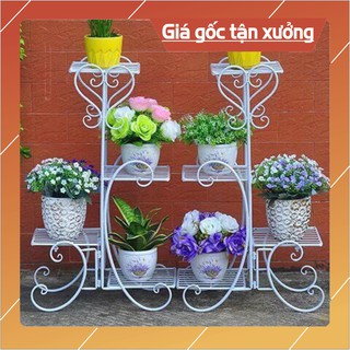 Kệ để châu hoa cây cảnh bằng sắt 5 tầng