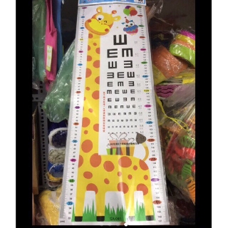 Decal dán tường đo chiều cao cho bé