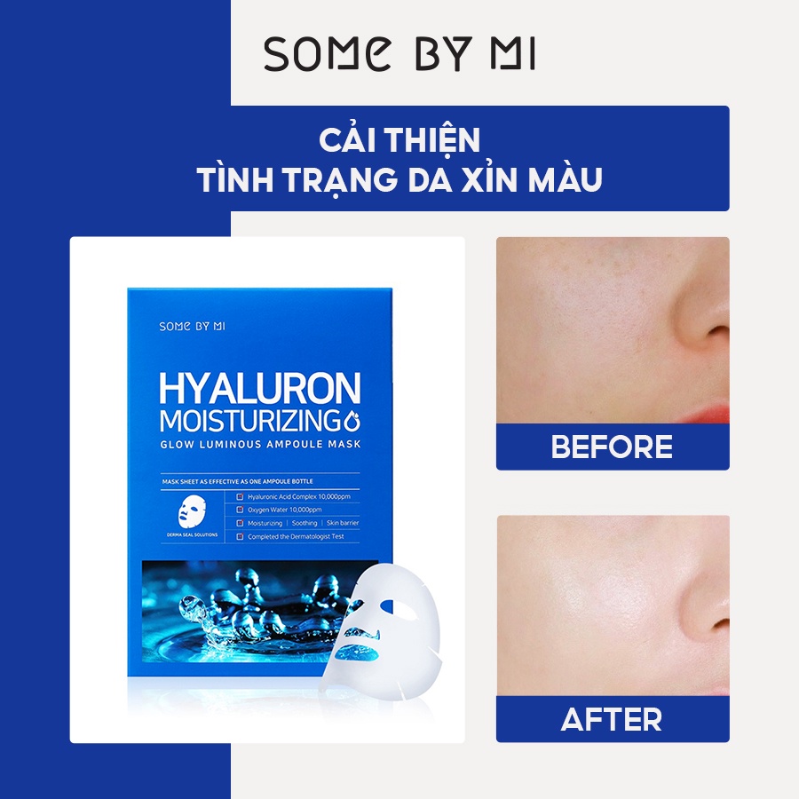 Mặt Nạ Giấy Giúp Cấp Nước SOME BY MI HYALURON MOISTURING SHEET MASK 25g