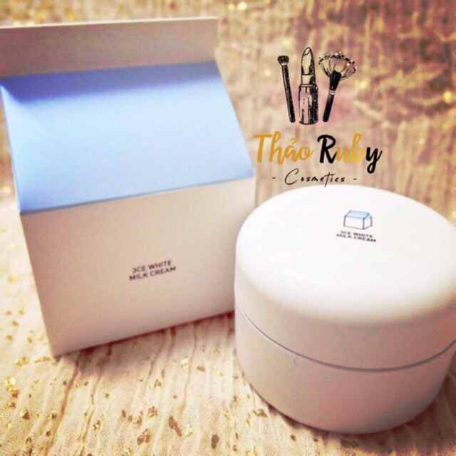 [ Rẻ Vô Địch ] Kem Dưỡng Trắng da Thần Thánh 3CE White Milk Cream