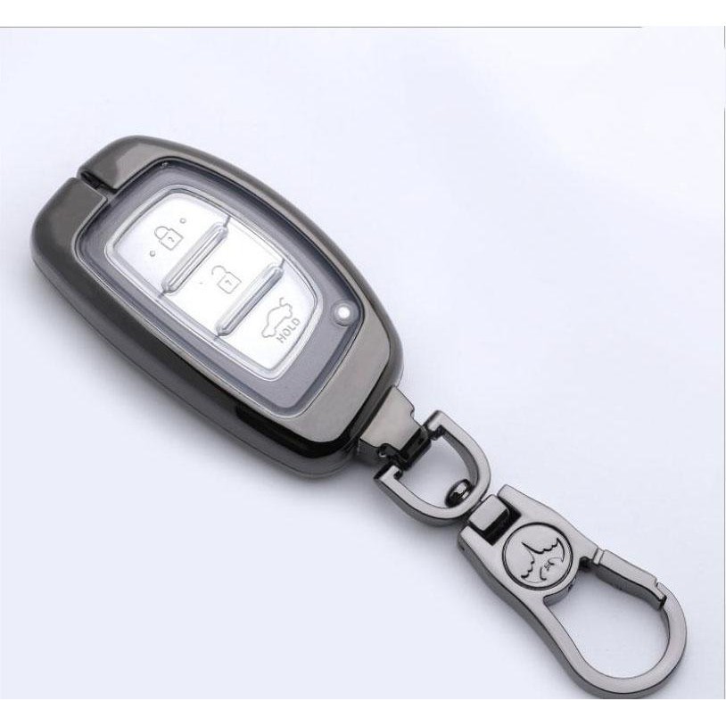 Ốp chìa khóa inox có lót bọc silicon dành cho xe Nissan Xtrail, Navara M02