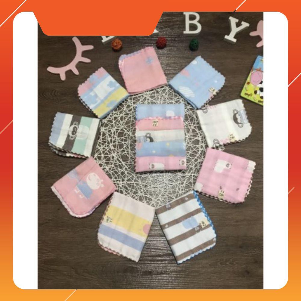 [NEW] Sét 5 khăn sữa sợi tre Lee Lee túi zip <3