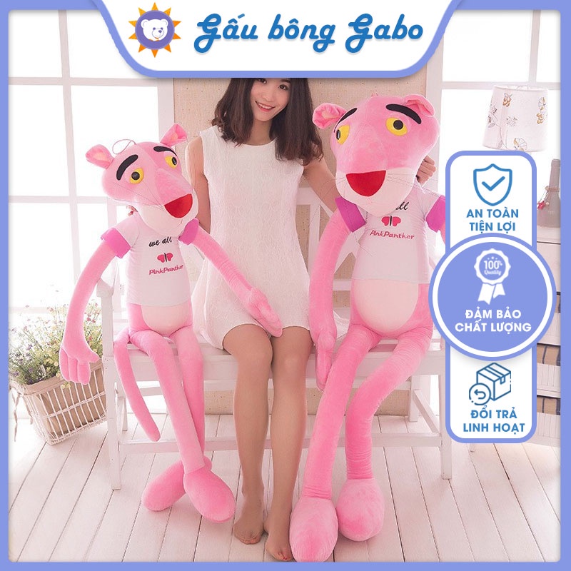 Gấu bông báo Hồng Pink Panther đáng yêu size 60cm size 80cm size 1mét - 1m3 - 1m6- 1m8