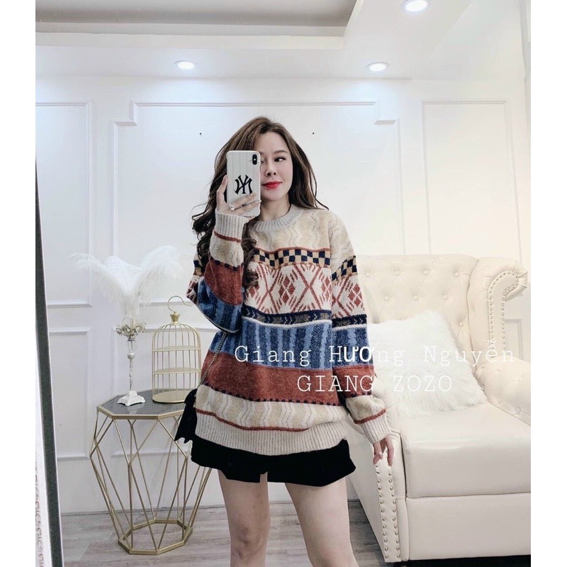 áo len chui đầu thổ cẩm hot hit (8841#)