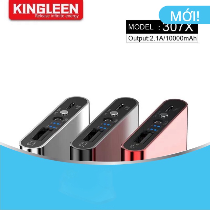 PIN SẠC DỰ PHÒNG 10000MAH 307X KINGLEEN