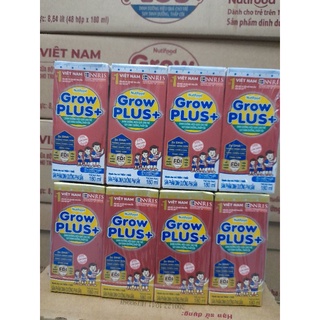 Sũa Nutifoof Grow Plus đỏ ít đường/ có đường 180ml 4 hộp