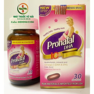 viên bổ bà bầu PRONATAL DHA  bổ xung dưỡng chất cho mẹ và bé .