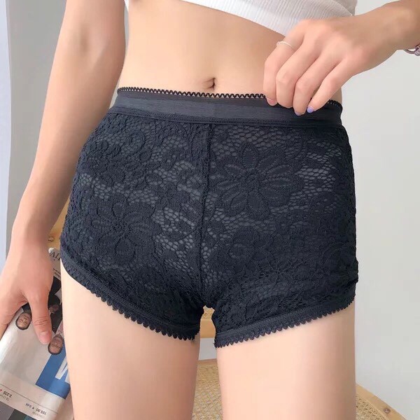 Combo 2 Quần Đùi Ren Họa Tiết Hoa Cúc Mặc Trong Váy