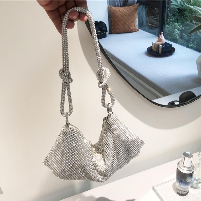 Thời trang nữ long lanh thạch Túi đeo dưới cánh tay cho nữ