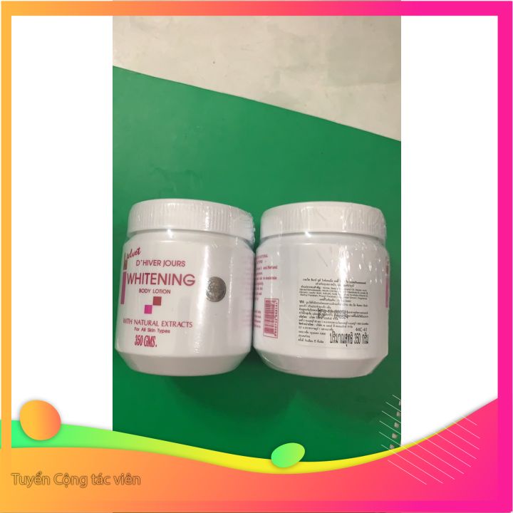 kem VELVET (WHITENING)HÀNG thái  LAN chính hãng LOẠI 1 DƯỠNG ẨM TOÀN THÂN