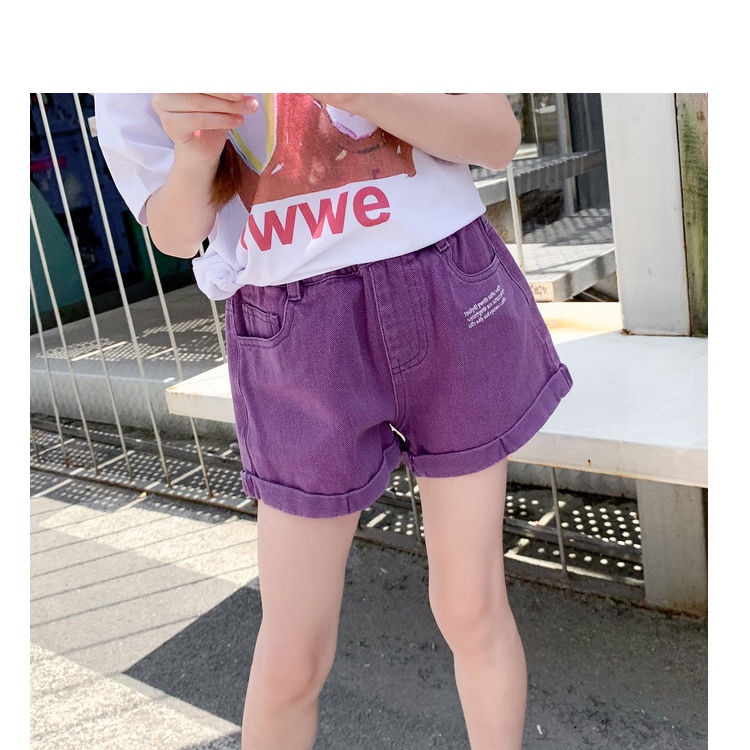 Quần Short Jeans Thời Trang Cho Bé Gái