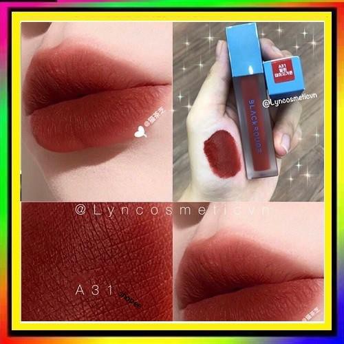 Son Black Rouge 𝘼31 Màu Đỏ Nâu Cháy ⚡️𝐅𝐑𝐄𝐄 𝐒𝐇𝐈𝐏⚡️ Hàng Hanmade