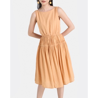 Đầm Midi Thời Trang JUNO Kiểu Dáng Hạ Eo JNDLU022