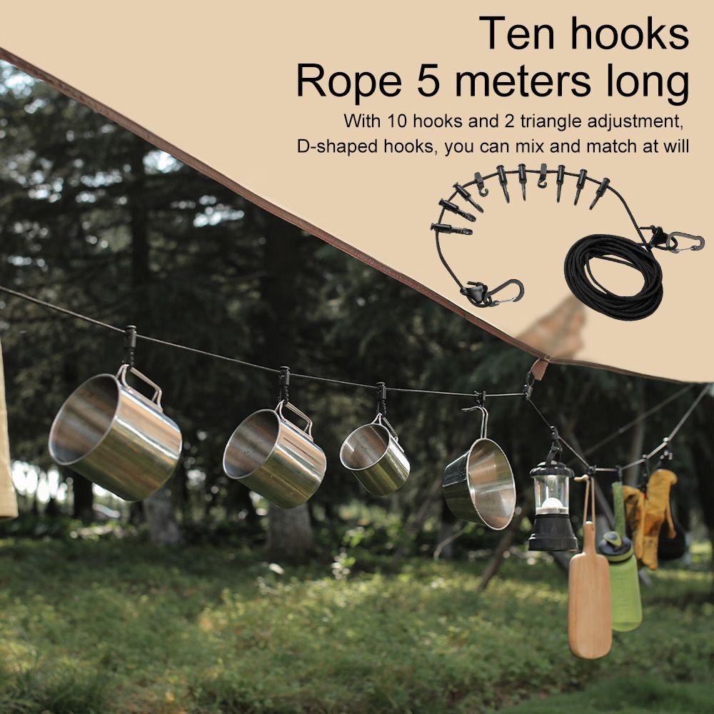 Dây Phơi Đồ Đa Năng Có Thể Điều Chỉnh Tiện Lợi