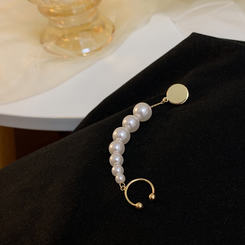 Khuyên Tai Dạng Kẹp Không Cần Xỏ Lỗ Tai Phối Tua Rua Đính Hạt Ngọc Trai Xu Hướng Thời Trang Mới Năm 2022 Chất Lượng